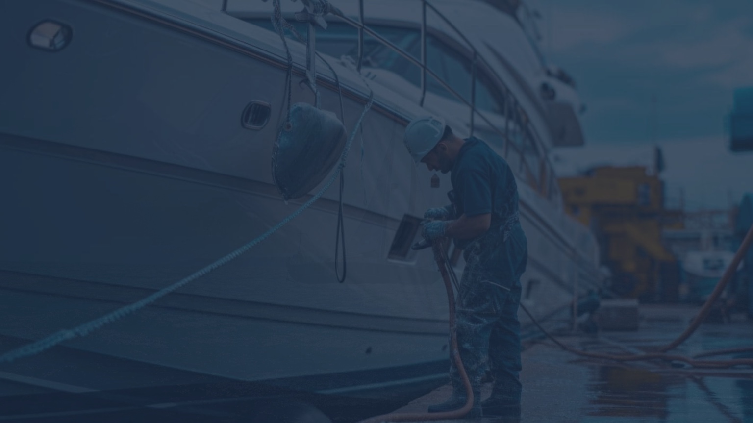Marine service work